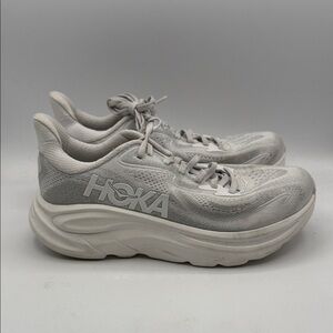Hoka Clifton 10 Women's 8.5B White Athletic Shoes s5